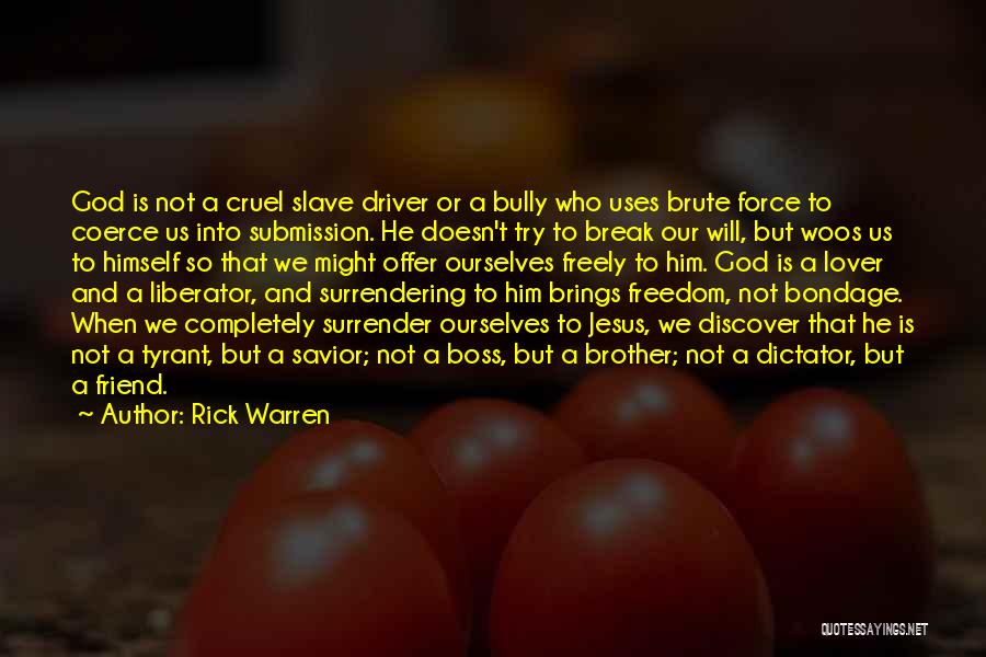 Savior Quotes By Rick Warren