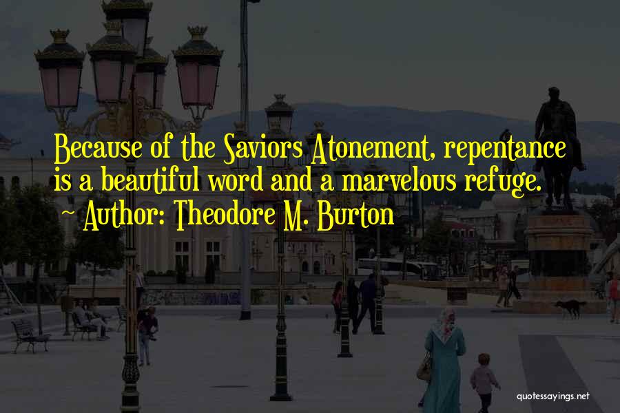 Saviors Quotes By Theodore M. Burton