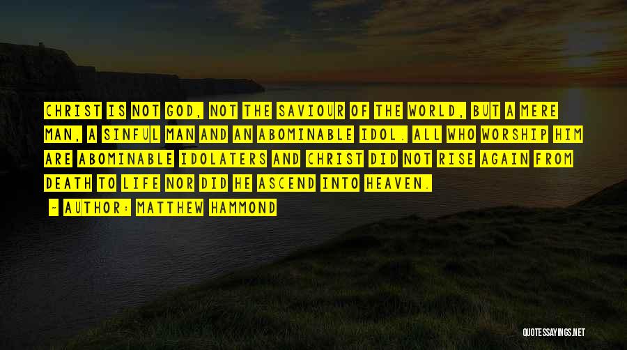 Saviour Quotes By Matthew Hammond