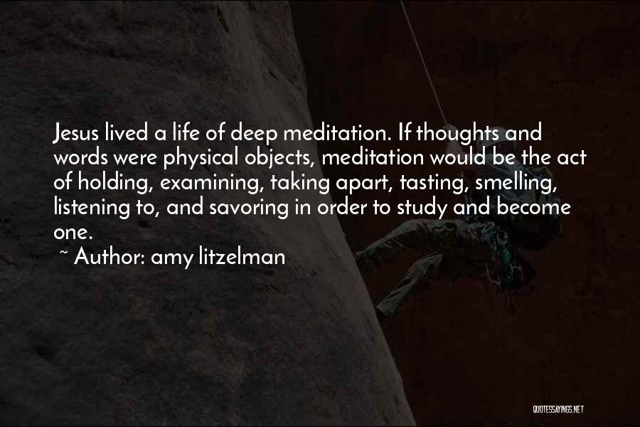 Savoring Life Quotes By Amy Litzelman