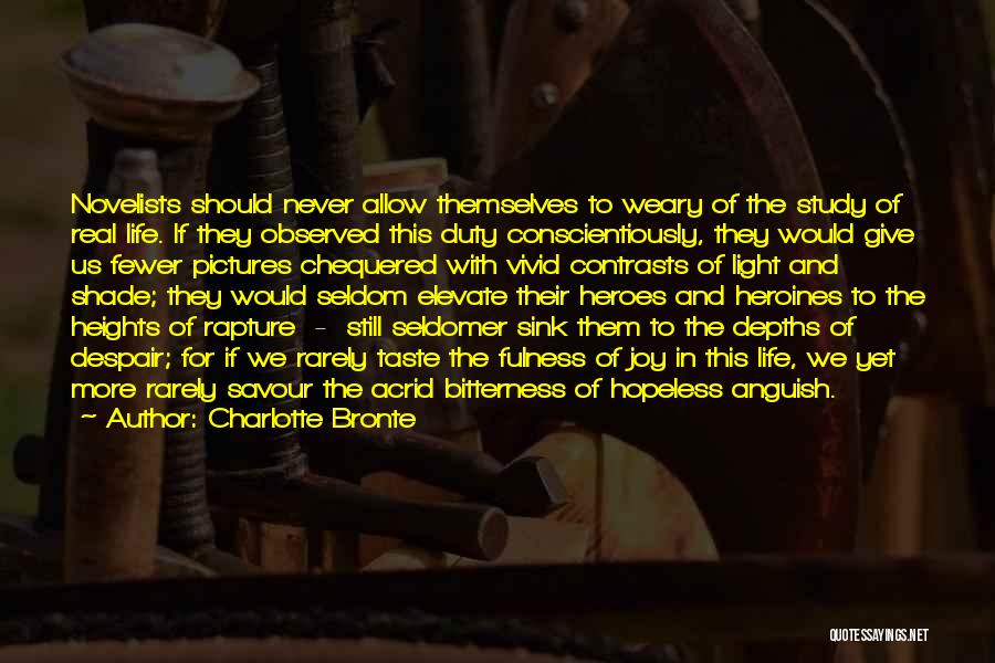 Savour Life Quotes By Charlotte Bronte