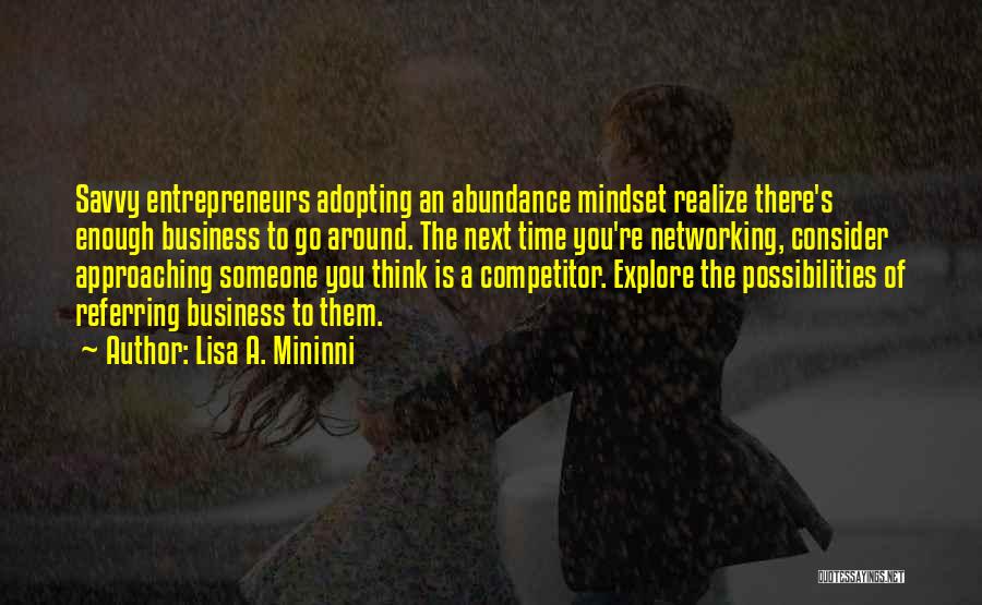 Savvy Quotes By Lisa A. Mininni