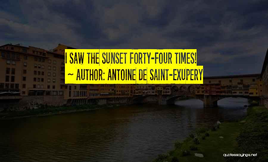 Saw Quotes By Antoine De Saint-Exupery