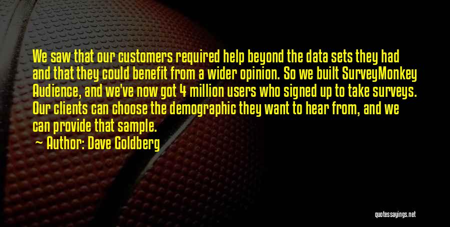 Saw Quotes By Dave Goldberg