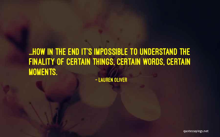 Sawatari Hajime Quotes By Lauren Oliver Sawatari Hajime Quotes By Lauren Oliver
