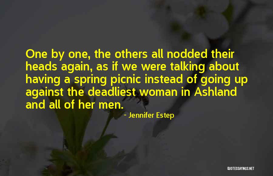 Sawing With Sandy Quotes By Jennifer Estep