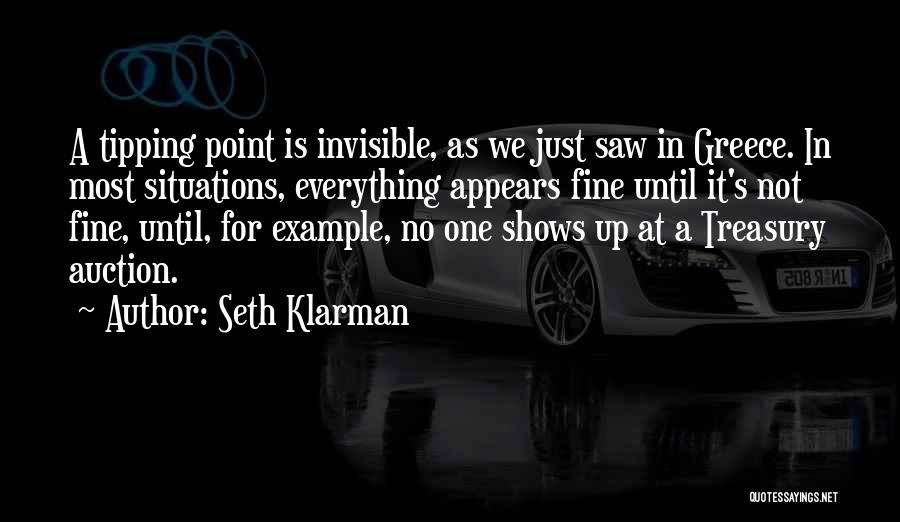 Saws Quotes By Seth Klarman