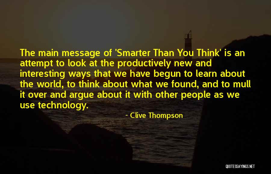 Sawyer Wells Quotes By Clive Thompson Sawyer Wells Quotes By Clive Thompson