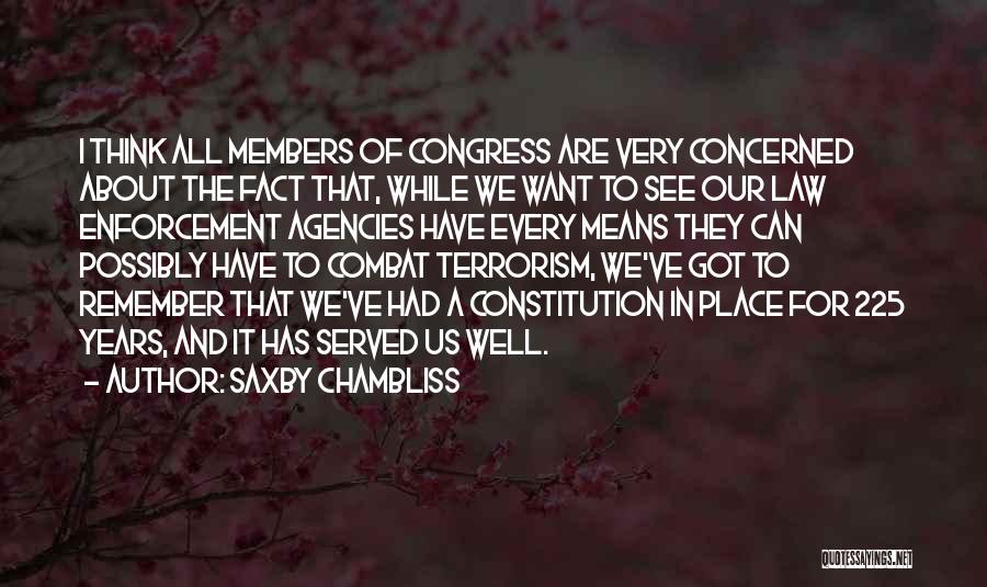 Saxby Chambliss Quotes 1080939