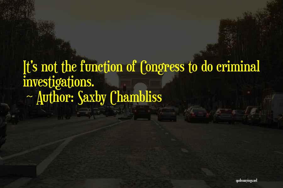 Saxby Chambliss Quotes 267448