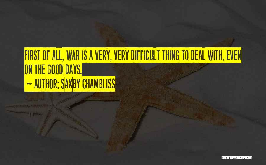 Saxby Chambliss Quotes 724542