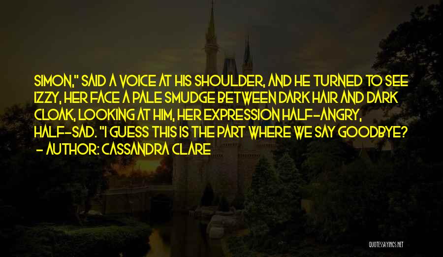 Say Goodbye To Her Quotes By Cassandra Clare