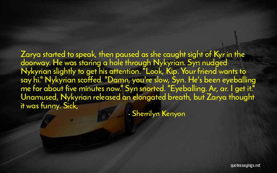 Say Hi To A Friend Quotes By Sherrilyn Kenyon