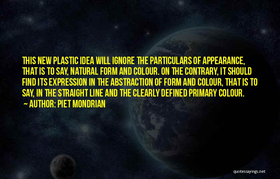 Say No Plastic Quotes By Piet Mondrian