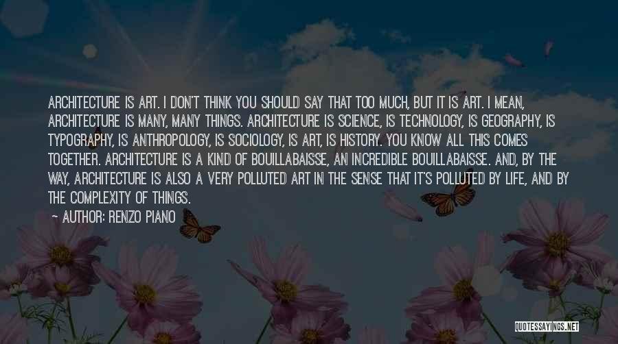 Say Things You Mean Quotes By Renzo Piano