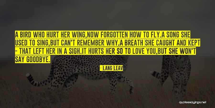 Say We Can Fly Song Quotes By Lang Leav