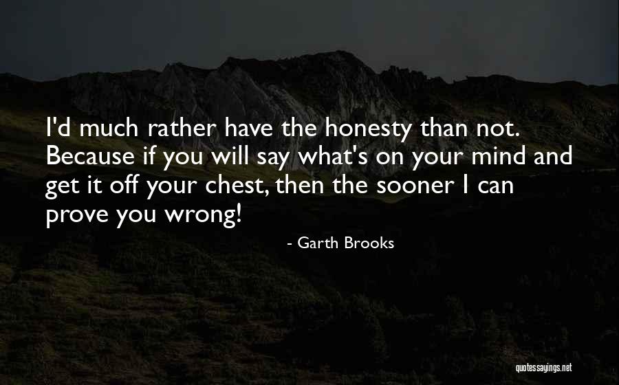 Say What's On Your Mind Quotes By Garth Brooks Say What's On Your Mind Quotes By Garth Brooks