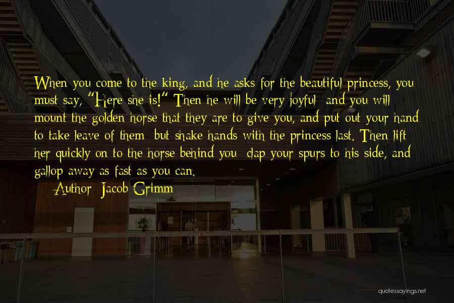 Say You Are Beautiful Quotes By Jacob Grimm