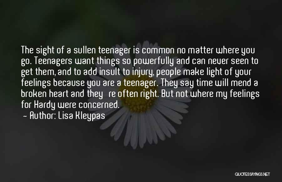 Say Your Feelings Quotes By Lisa Kleypas