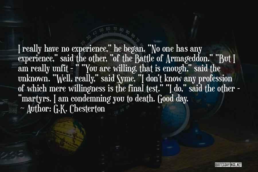Saya Rindu Awak Quotes By G.K. Chesterton