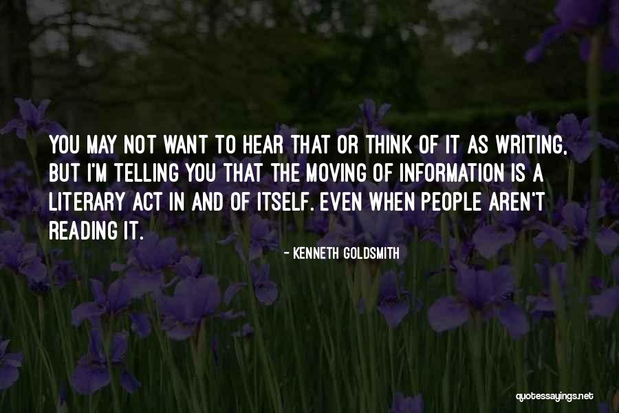 Sayenko Designs Quotes By Kenneth Goldsmith Sayenko Designs Quotes By Kenneth Goldsmith