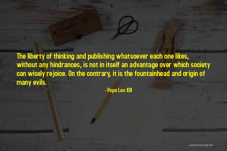 Sayes Office Quotes By Pope Leo XIII Sayes Office Quotes By Pope Leo XIII