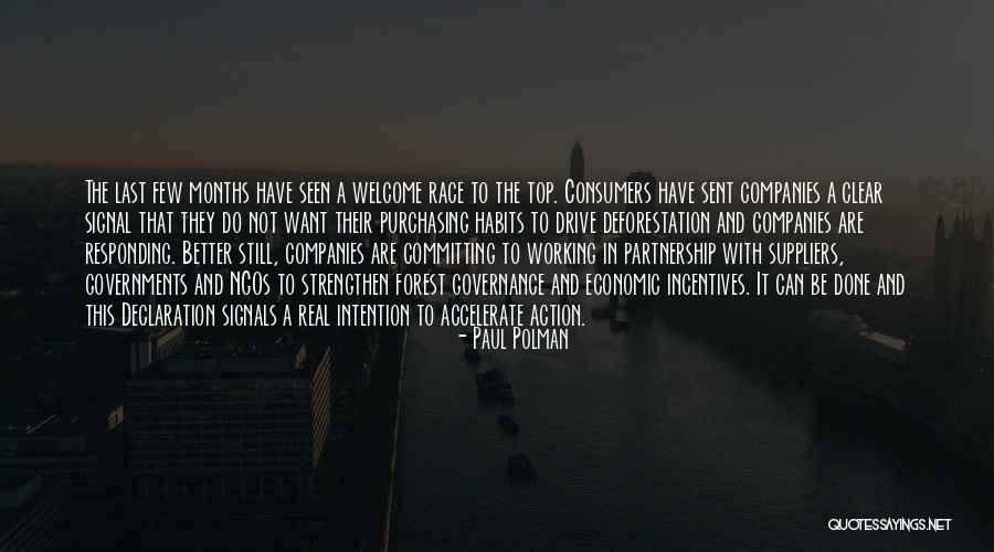 Saying Goodbye And Thanks Quotes By Paul Polman Saying Goodbye And Thanks Quotes By Paul Polman