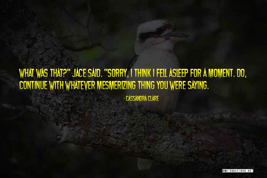 Saying I Sorry Quotes By Cassandra Clare Saying I Sorry Quotes By Cassandra Clare