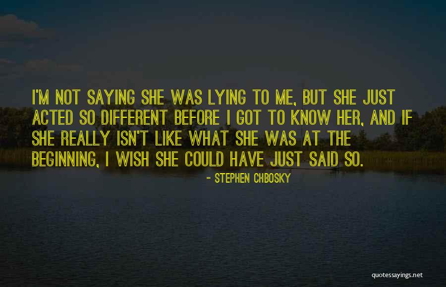 Saying I Wish Quotes By Stephen Chbosky Saying I Wish Quotes By Stephen Chbosky