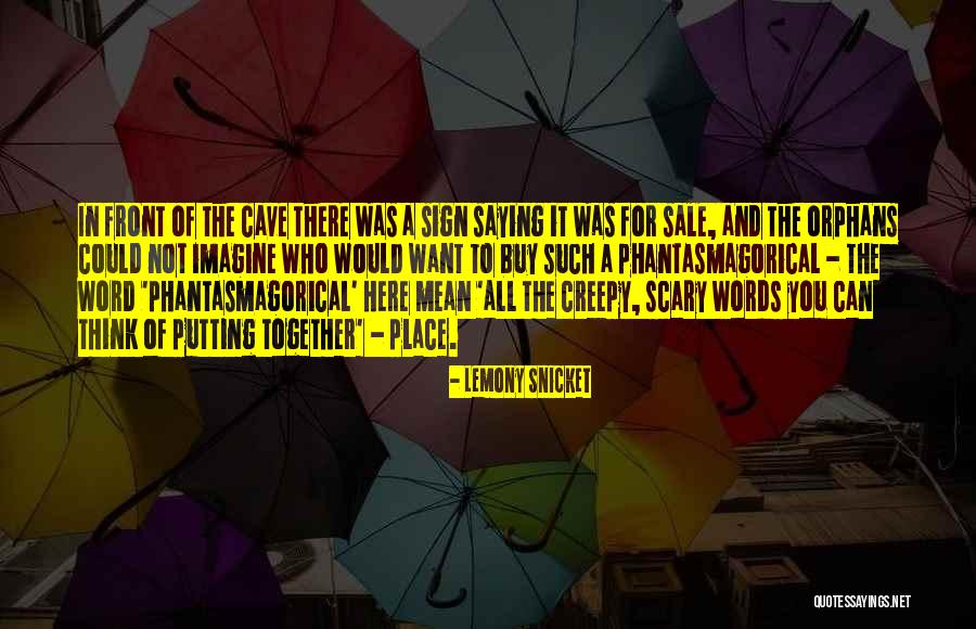 Saying Mean Words Quotes By Lemony Snicket