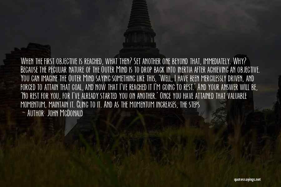 Saying No More Quotes By John McDonald