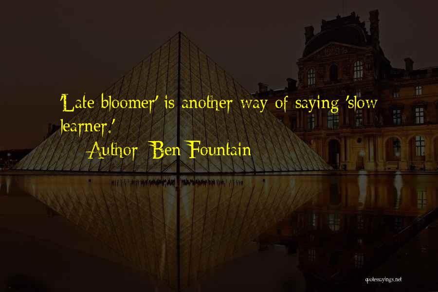 Saying One Thing Then Doing Another Quotes By Ben Fountain