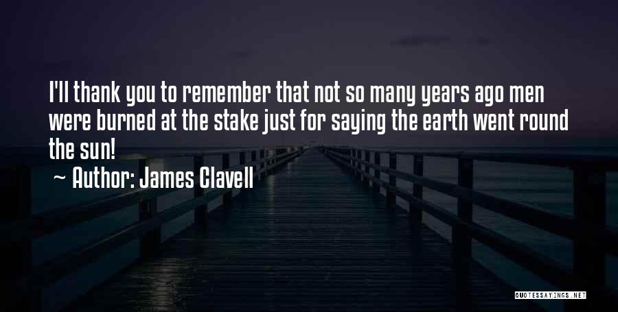 Saying Thank You Quotes By James Clavell