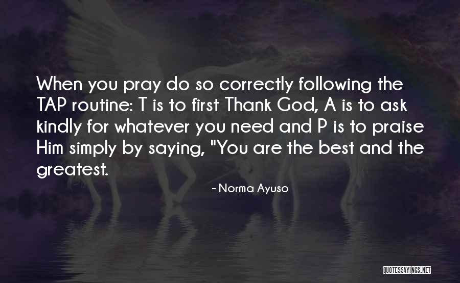 Saying Thank You Quotes By Norma Ayuso