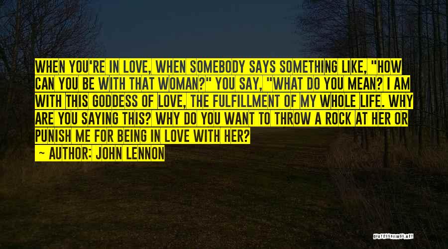 Saying You Can't Do Something Quotes By John Lennon