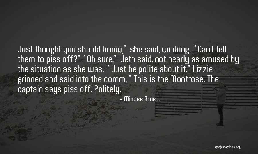 Says Oh Quotes By Mindee Arnett Says Oh Quotes By Mindee Arnett
