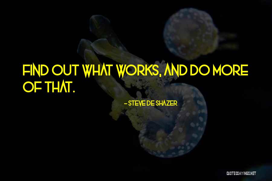 Saznajemo Net Quotes By Steve De Shazer Saznajemo Net Quotes By Steve De Shazer