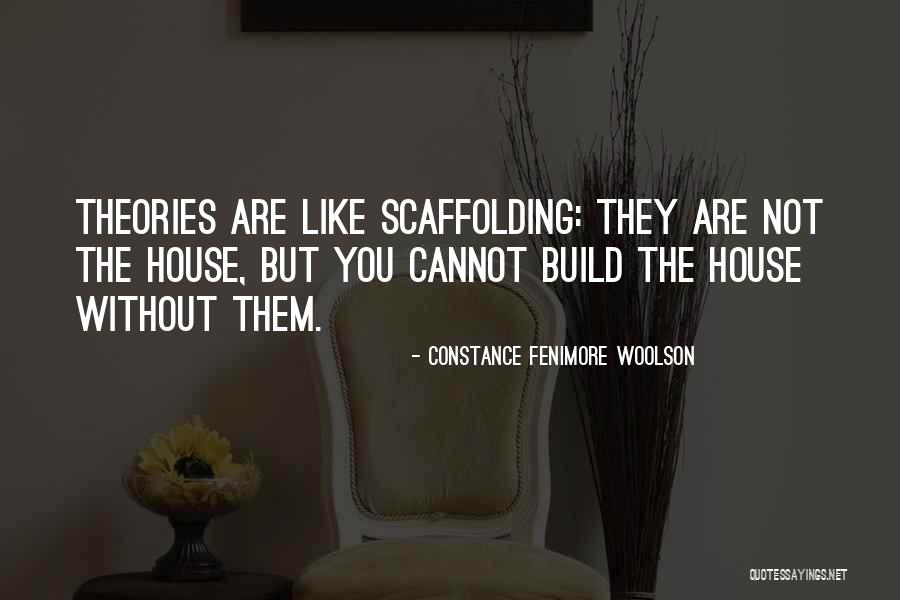 Scaffolding Theory Quotes By Constance Fenimore Woolson Scaffolding Theory Quotes By Constance Fenimore Woolson