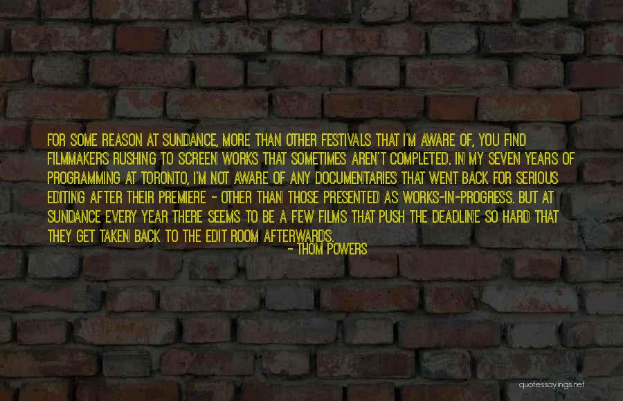 Scagnelli Holmdel Quotes By Thom Powers Scagnelli Holmdel Quotes By Thom Powers