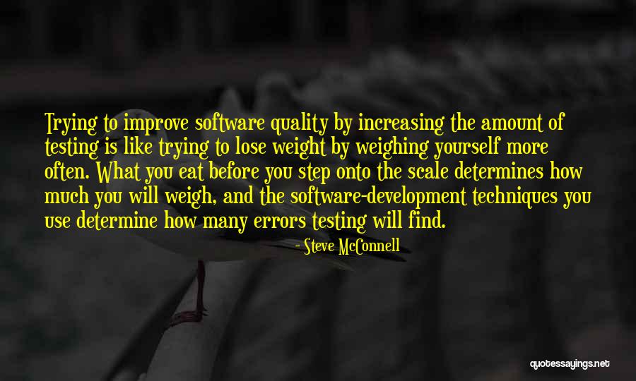 Scale Weight Quotes By Steve McConnell Scale Weight Quotes By Steve McConnell