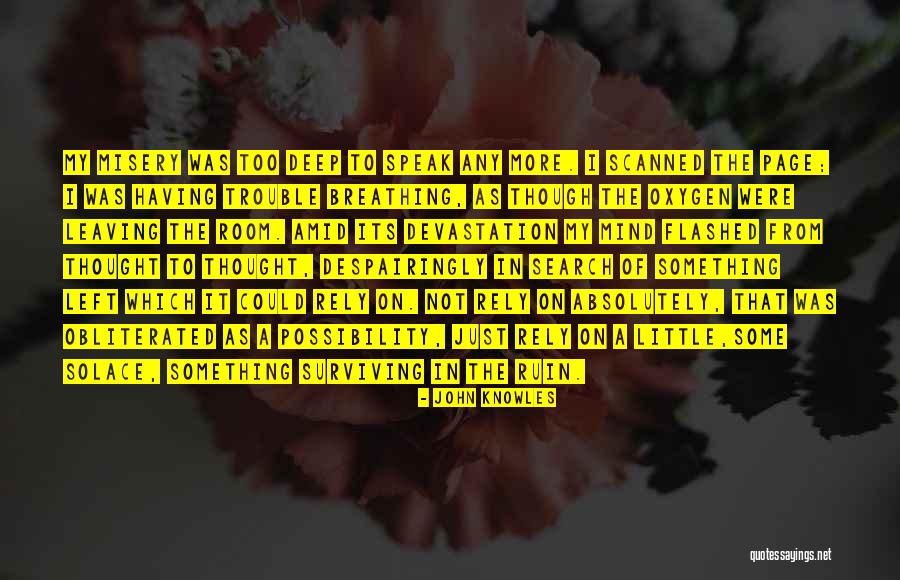 Scanned Quotes By John Knowles Scanned Quotes By John Knowles