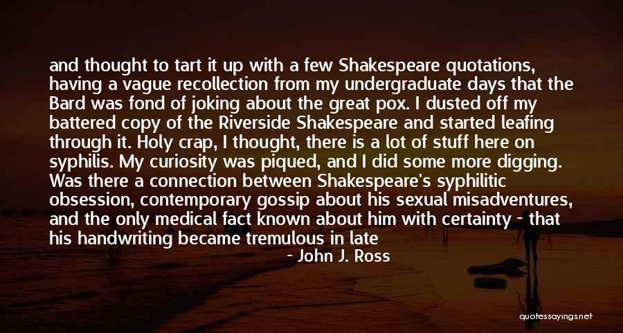 Scant Quotes By John J. Ross