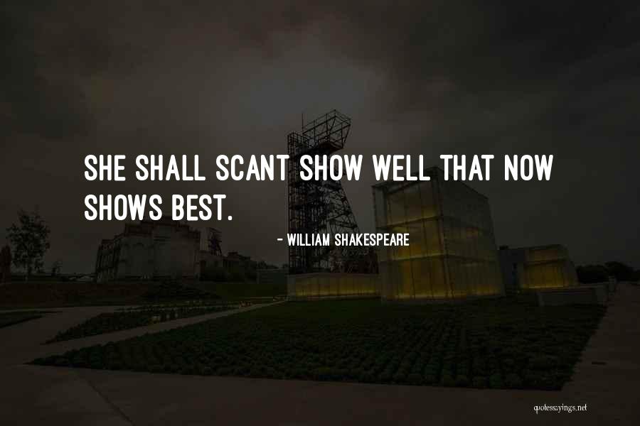 Scant Quotes By William Shakespeare