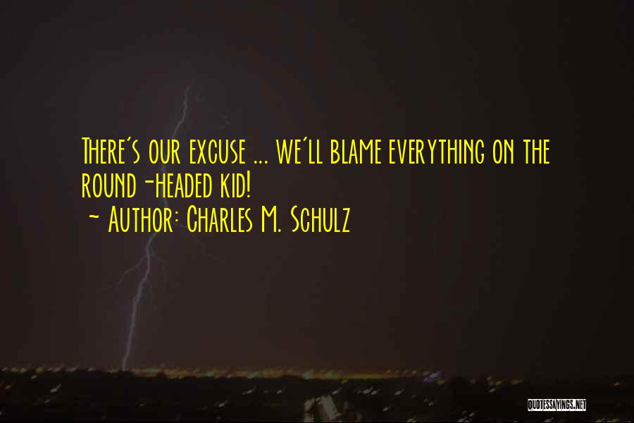 Scapegoat Quotes By Charles M. Schulz