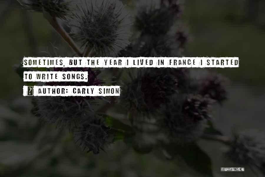 Scapini Ent Quotes By Carly Simon