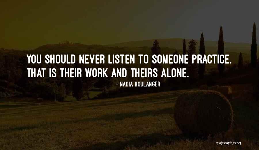Scaramuzza Sauce Quotes By Nadia Boulanger