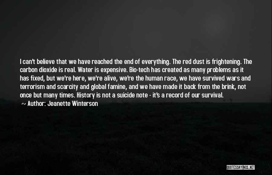 Scarcity Of Water Quotes By Jeanette Winterson