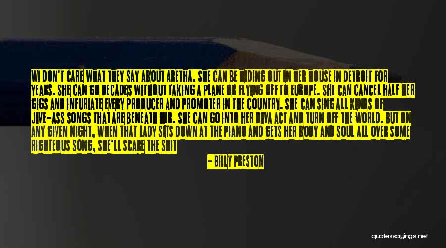 Scare Off Quotes By Billy Preston Scare Off Quotes By Billy Preston