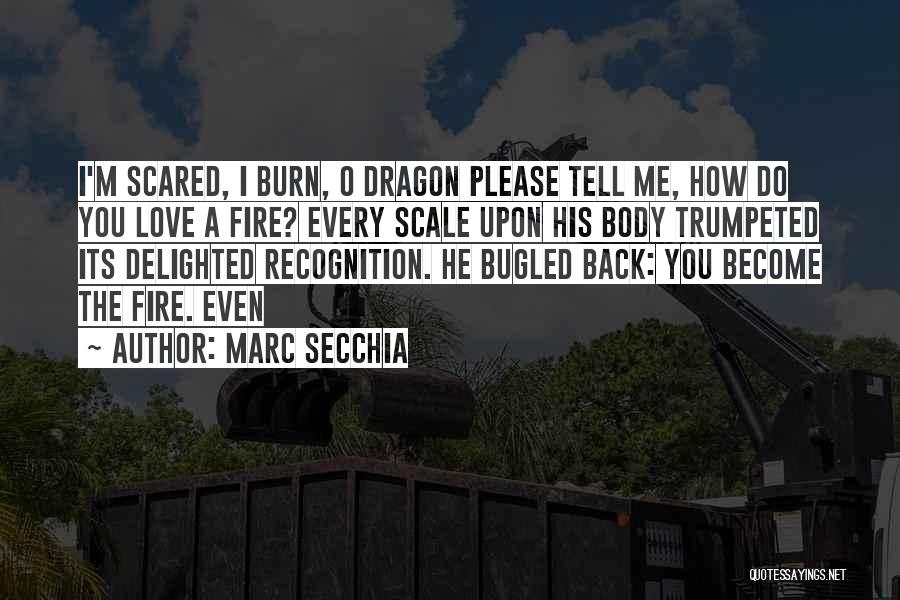 Scared Love Quotes By Marc Secchia