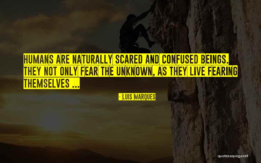 Scared Of Unknown Quotes By Luis Marques Scared Of Unknown Quotes By Luis Marques
